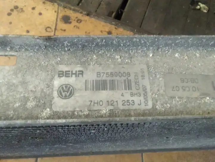 Volkswagen Transporter - Caravelle T5 (2003 - 2009) 7H0121253J Радиатор охлаждающей жидкости двигателя — фото 2