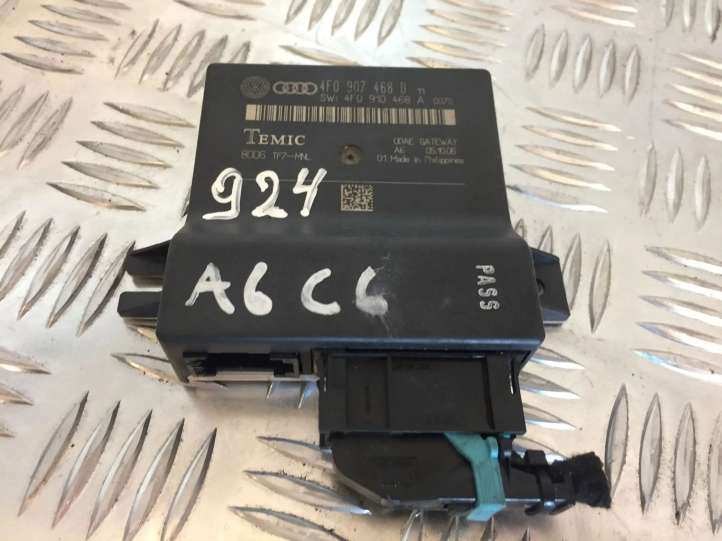 4F0907468D Audi A6 S6 C6 4F Gateway valdymo modulis