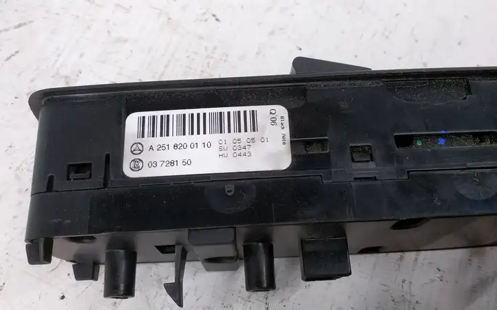 Mercedes-Benz ML W164 (2005 - 2011) A2518200110 Блок кнопок стеклоподъемников — фото 4