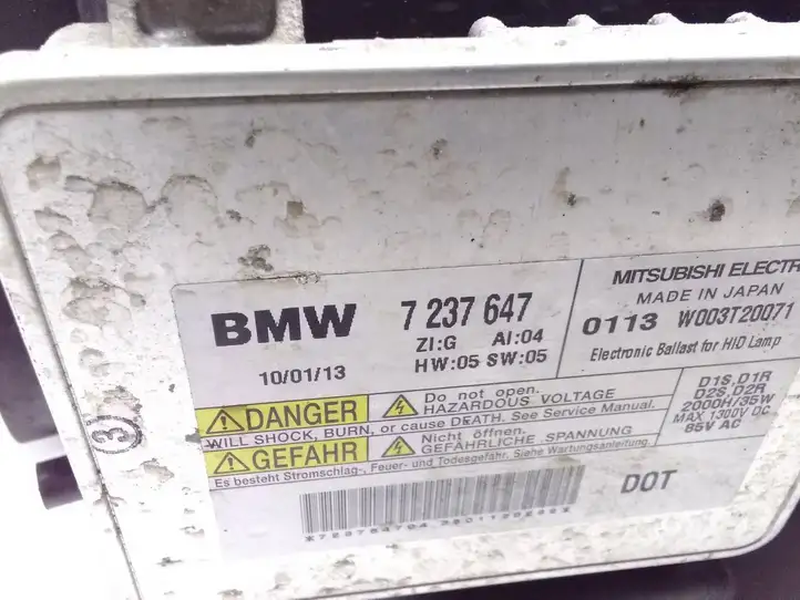 BMW 5 GT F07 (2010 - 2017) 7199616 Передняя фара — фото 9