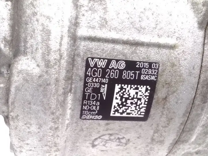 Audi A6 C7 (2014 - 2018) 4G0260805T Компрессор (насос) кондиционера воздуха — фото 5
