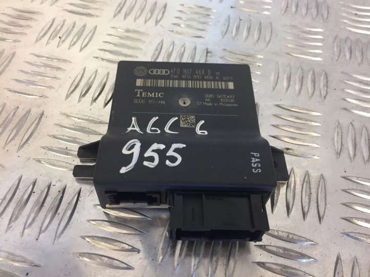 4F0907468D Audi A6 S6 C6 4F Gateway valdymo modulis