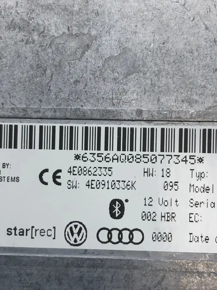 Audi A6 S6 C6 4F (2004 - 2008) 4E0862335 Bluetooth модуль — фото 2