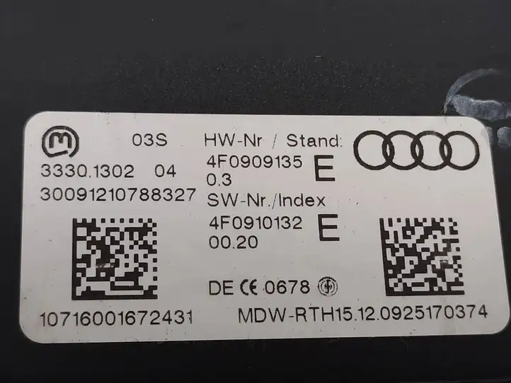 Audi A6 S6 C6 4F (2008 - 2011) 4F0909135 Комплект системы зажигания — фото 4