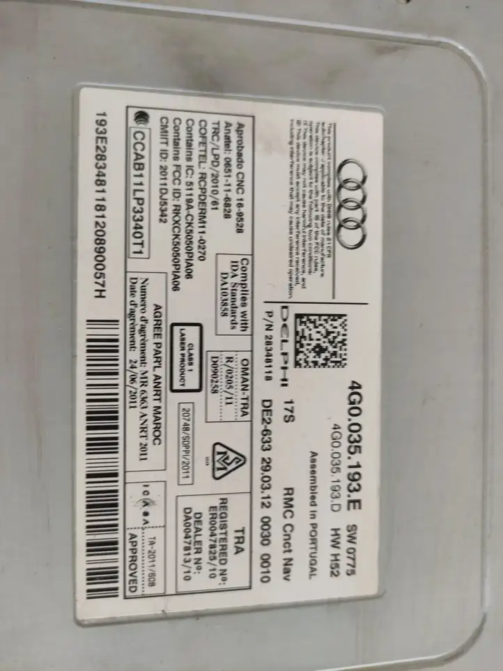 Audi A6 C7 (2011 - 2014) 4G0035193E Магнитола / мультимедийная система — фото 4