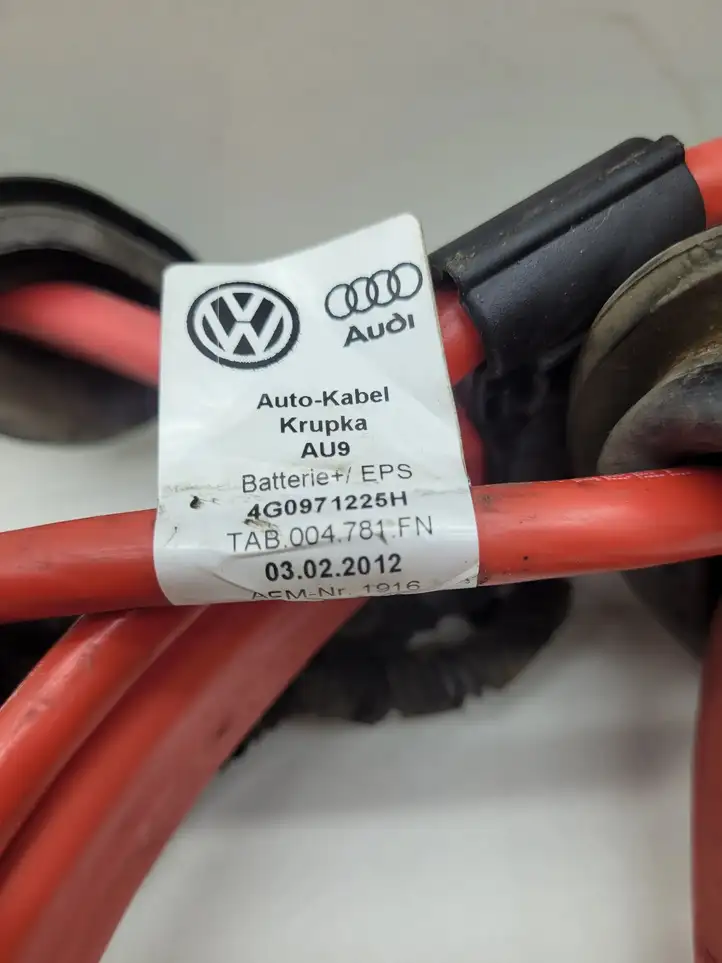 Audi A6 C7 (2011 - 2014) 4G0971225H Плюсовой провод аккумулятора — фото 3
