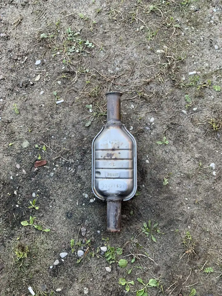 Renault Scenic I (1996 - 2003) 2431601 Средняя часть глушителя — фото 2