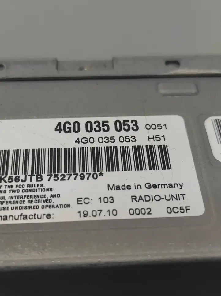 Audi A6 S6 C6 4F (2008 - 2011) 4G0035053 Усилитель звука — фото 4