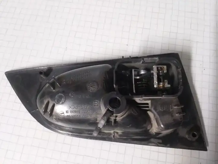 Nissan Primera (2001 - 2008) 80670AV601BE Внутренняя ручка двери — фото 3