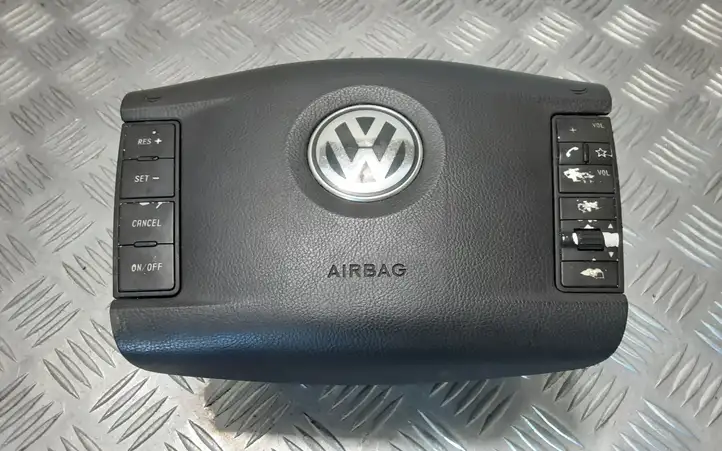 Volkswagen Touareg I (2002 - 2010) 7L6880201CN Подушка безопасности руля — фото 1