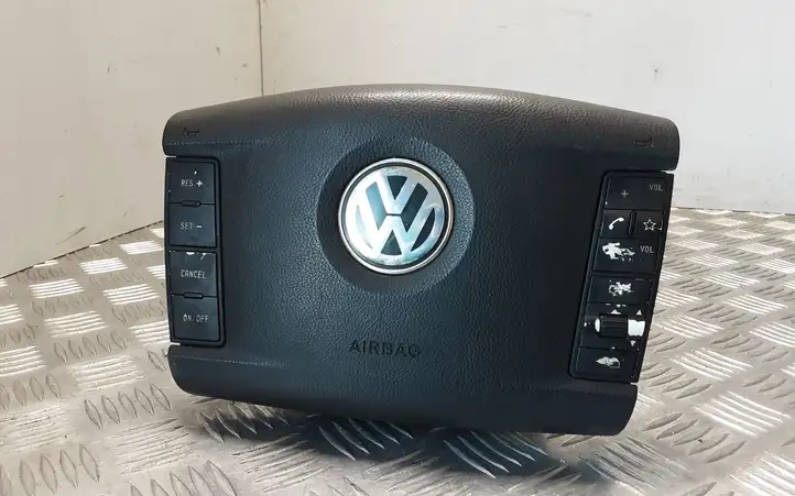 Volkswagen Touareg I (2002 - 2010) 7L6880201CN Подушка безопасности руля — фото 2