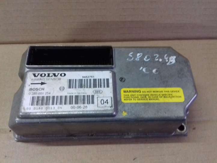 0285001254 Volvo S80 Oro pagalvių valdymo blokas