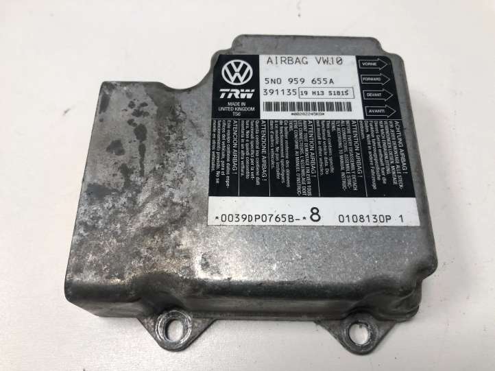 5N0959655A Volkswagen PASSAT B6 Oro pagalvių valdymo blokas