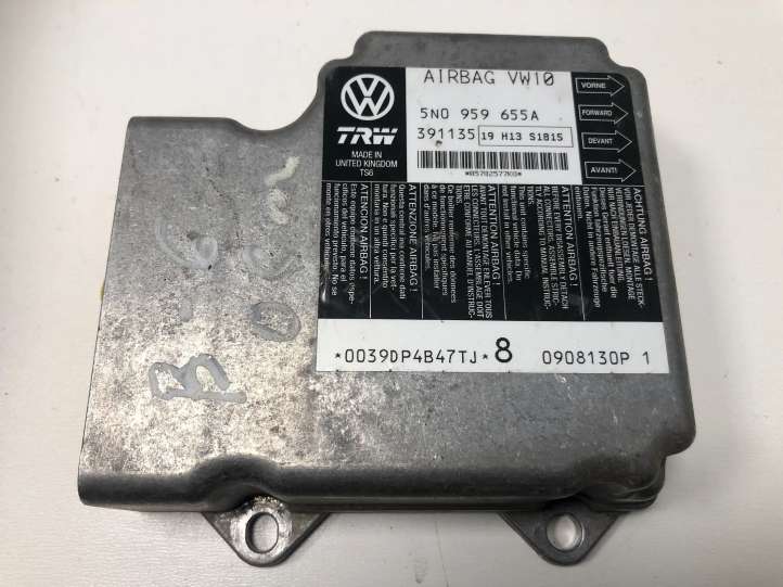 5N0959655A Volkswagen PASSAT B6 Oro pagalvių valdymo blokas