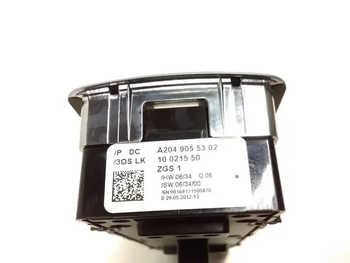 Mercedes-Benz C W204 (2007 - 2014) A2049055302 Кнопка стеклоподъемников — фото 5
