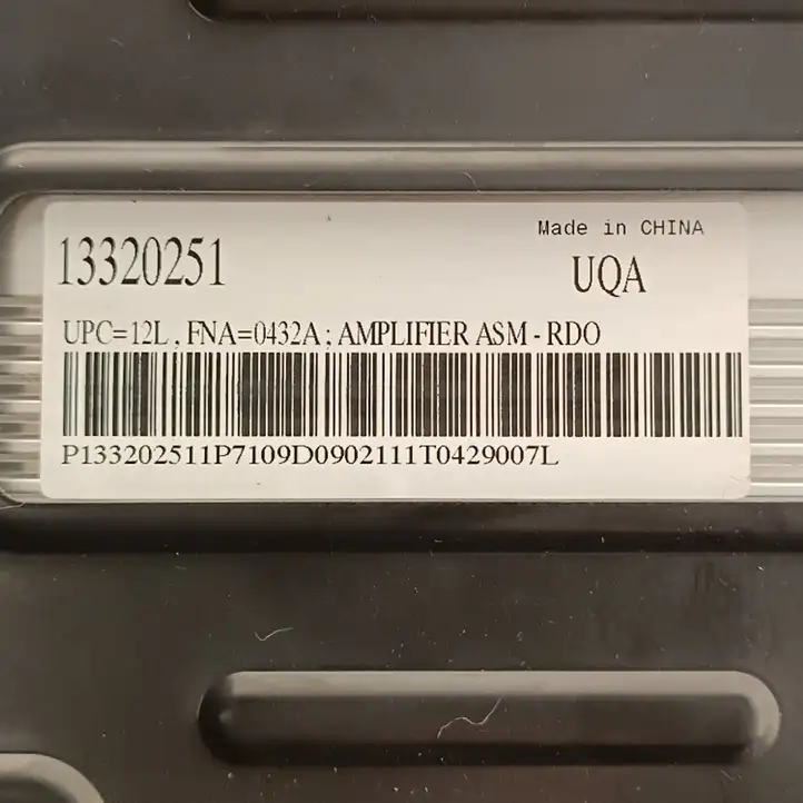 Opel Insignia A (2008 - 2017) 13320251 Усилитель звука — фото 3