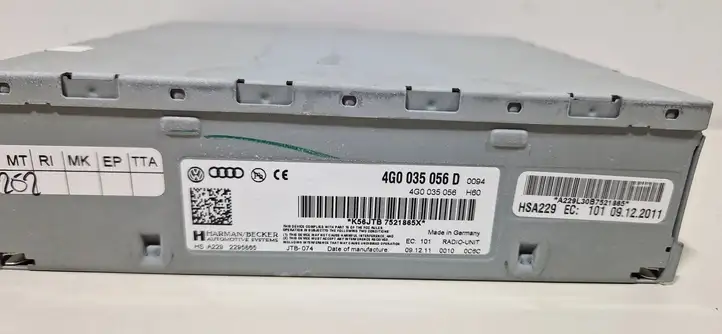Audi A5 8T 8F (2011 - 2016) 4G0035056D Магнитола / мультимедийная система — фото 2