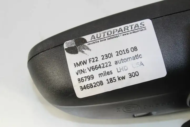 BMW 2 F22 F23 (2013 - 2017) 6821262 Салонное зеркало заднего вида — фото 5