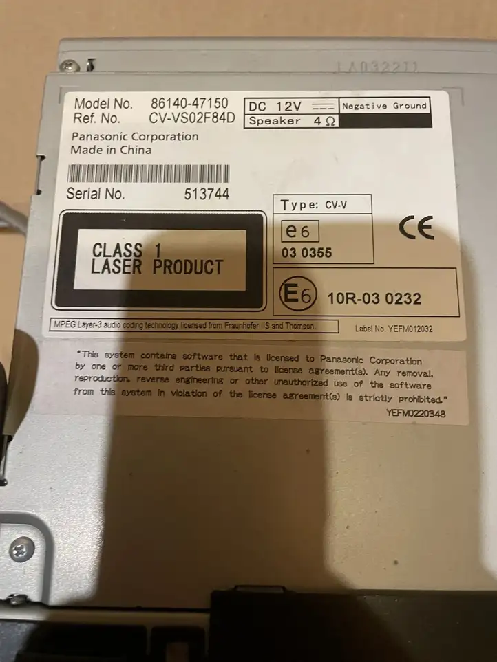 Toyota Prius+ (ZVW40) (2011 - 2018) 8614047150 Магнитола / мультимедийная система — фото 2