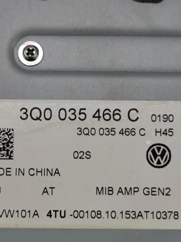 Volkswagen PASSAT B8 (2015 - ) 3Q0035466C Усилитель звука — фото 6