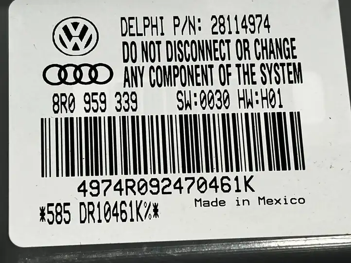 Audi A6 C7 (2011 - 2014) 8R0959339 Блок управления сиденьем — фото 3