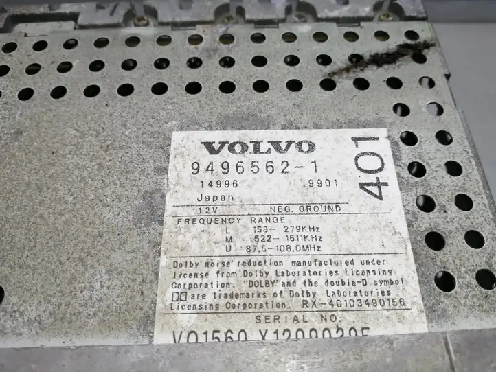 Volvo S80 (1998 - 2004) 9496562 Магнитола / мультимедийная система — фото 4