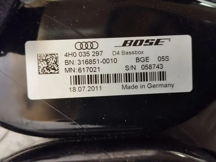 Audi A8 S8 D4 4H (2010 - 2014) 4H0035297 Твитер передней двери — фото 5