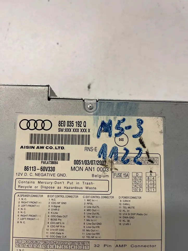 Audi A4 S4 B8 8K (2007 - 2011) 8E0035192Q Магнитола / мультимедийная система — фото 8