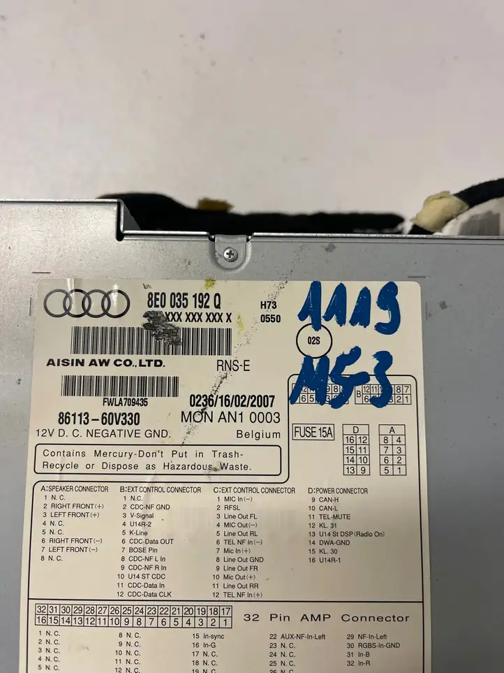Audi A4 S4 B8 8K (2007 - 2011) 8E0035192Q Магнитола / мультимедийная система — фото 8