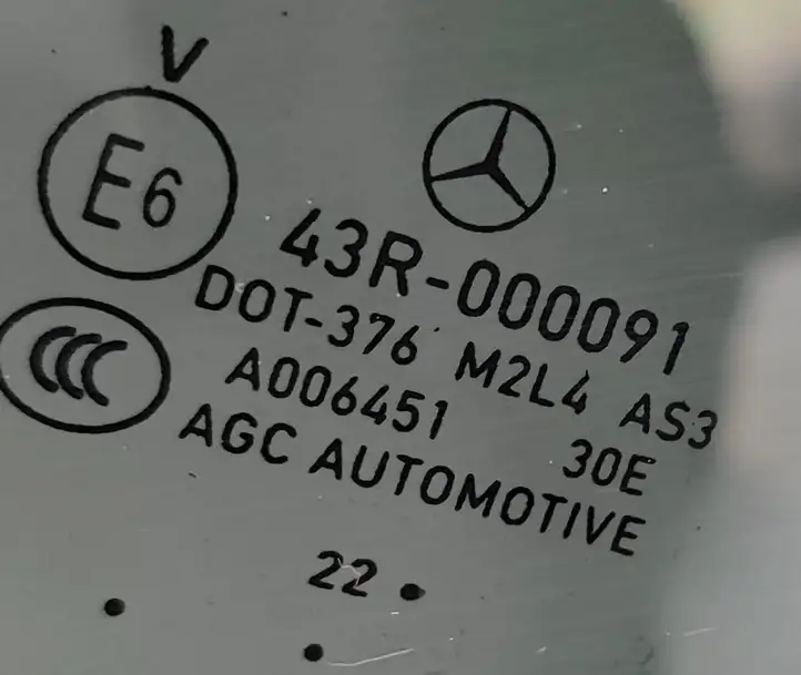 Mercedes-Benz GLE W167 (2019 - ) A1676708400 Заднее боковое стекло — фото 5