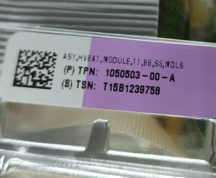 Tesla Model S (2012 - 2016) 105050300A Аккумулятор гибридного / электрического автомобиля — фото 6
