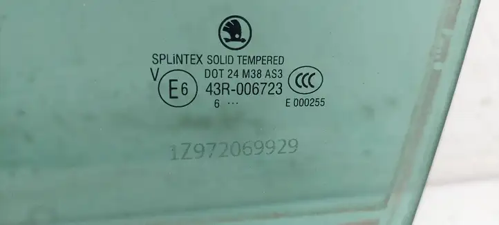 Skoda Octavia Mk2 (1Z) (2004 - 2013) 43R006723 Стекло задней двери — фото 4