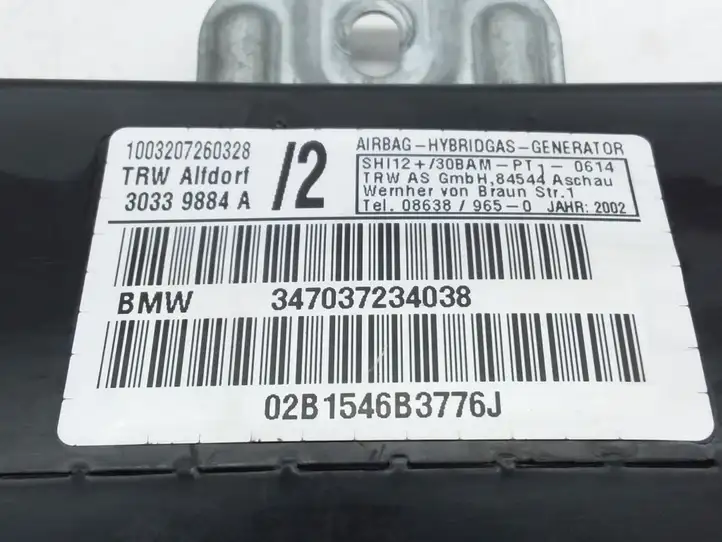 BMW X5 E53 (1999 - 2006) 347037234038 Подушка безопасности двери — фото 2