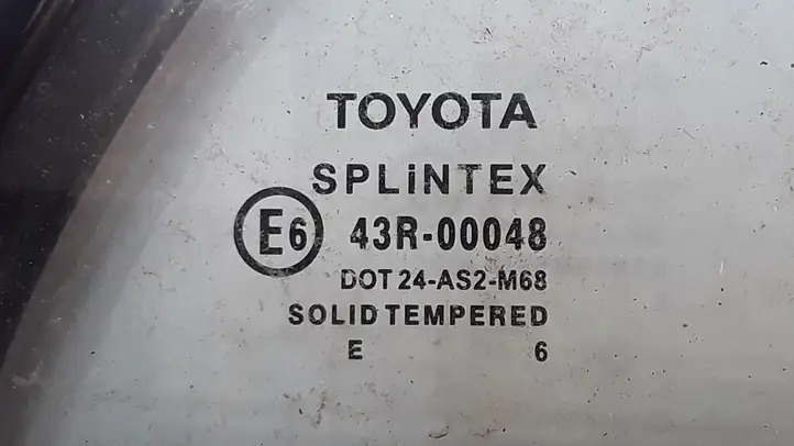 Toyota Avensis T250 (2006 - 2009) E643R00048 Форточка двери — фото 2