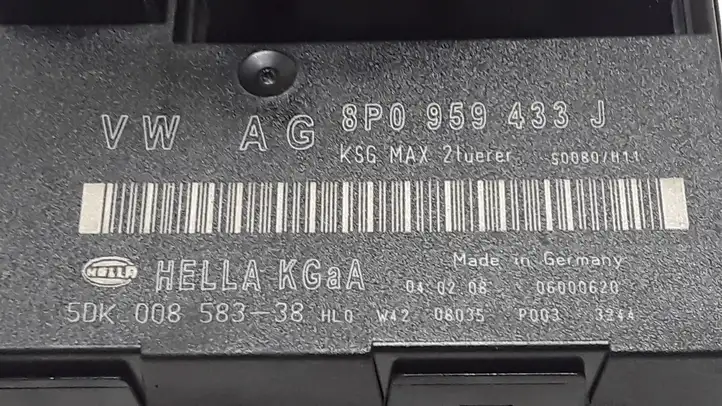 Audi A3/S3 8P (2004 - 2008) 8P0959433J Модуль комфорта — фото 2