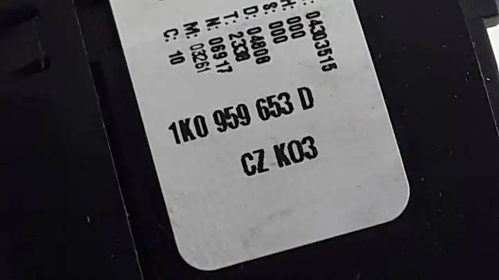 Audi A3/S3 8P (2004 - 2008) 1K0959653D Контактное кольцо SRS — фото 2