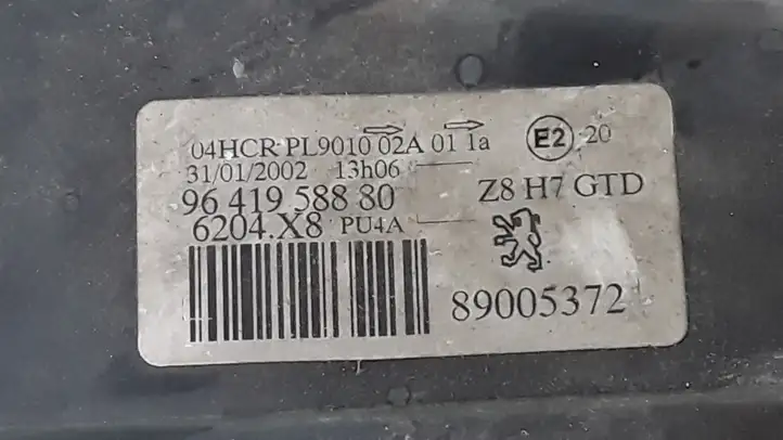 Peugeot 607 (2000 - 2004) 9641958880 Передняя фара — фото 2