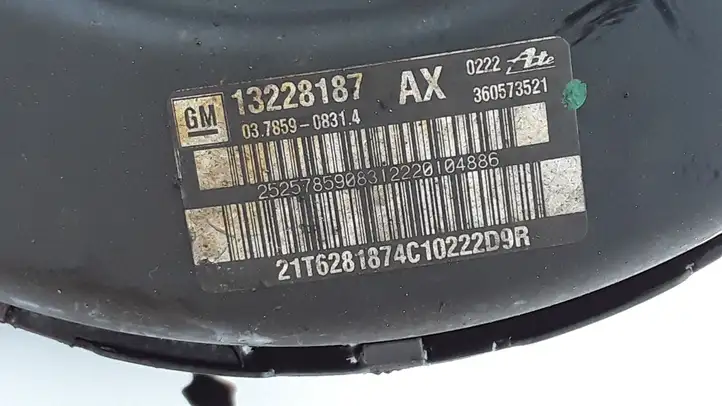 Opel Insignia A (2008 - 2017) 13228187AX Вакуумный усилитель тормозов — фото 2