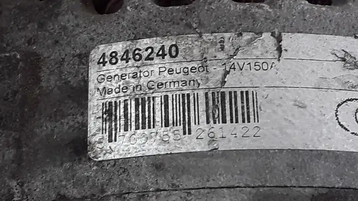 Citroen C4 I Picasso (2006 - 2013) 4846240 Генератор — фото 3