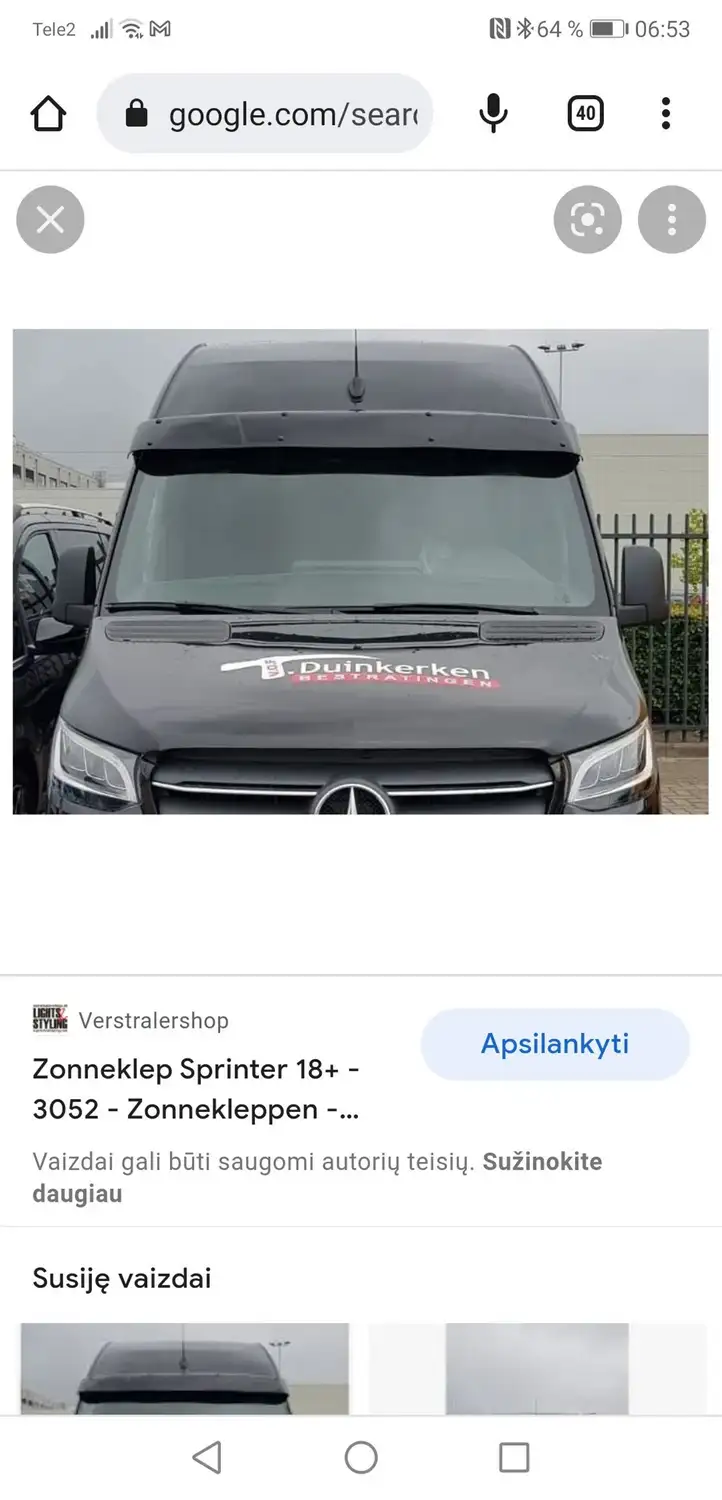 Mercedes-Benz Sprinter W906 (2006 - 2018) Прочие внешние детали — фото 6