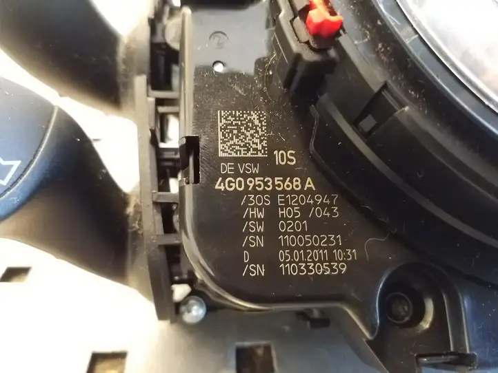 Audi A6 C7 (2011 - 2014) 4G0953502A Контактное кольцо SRS — фото 2