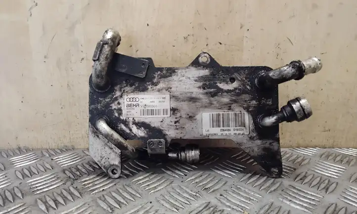 Audi A8 S8 D4 4H (2010 - 2014) 4H0317021H Кронштейн масляного фильтра — фото 6
