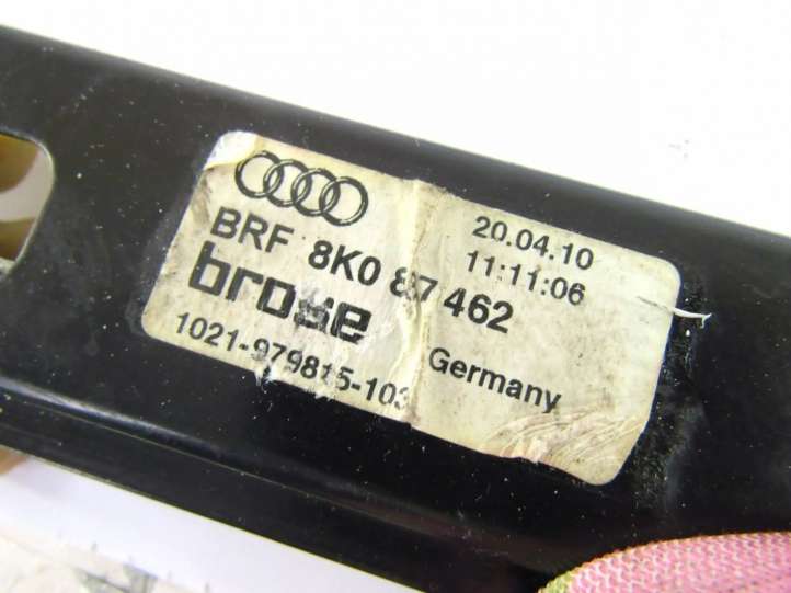 8K0837462 Audi A4 S4 B8 8K Priekinis el. lango pakėlimo mechanizmas be varikliuko