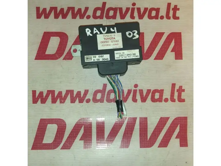 Toyota RAV 4 (XA20) (2000 - 2005) 08190-12930 Блок управления сигнализацией — фото 1