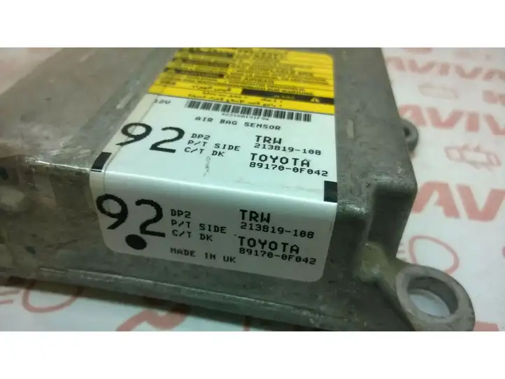 Toyota Corolla E120 E130 (2004 - 2007) 89170-0F042 Блок управления SRS — фото 4