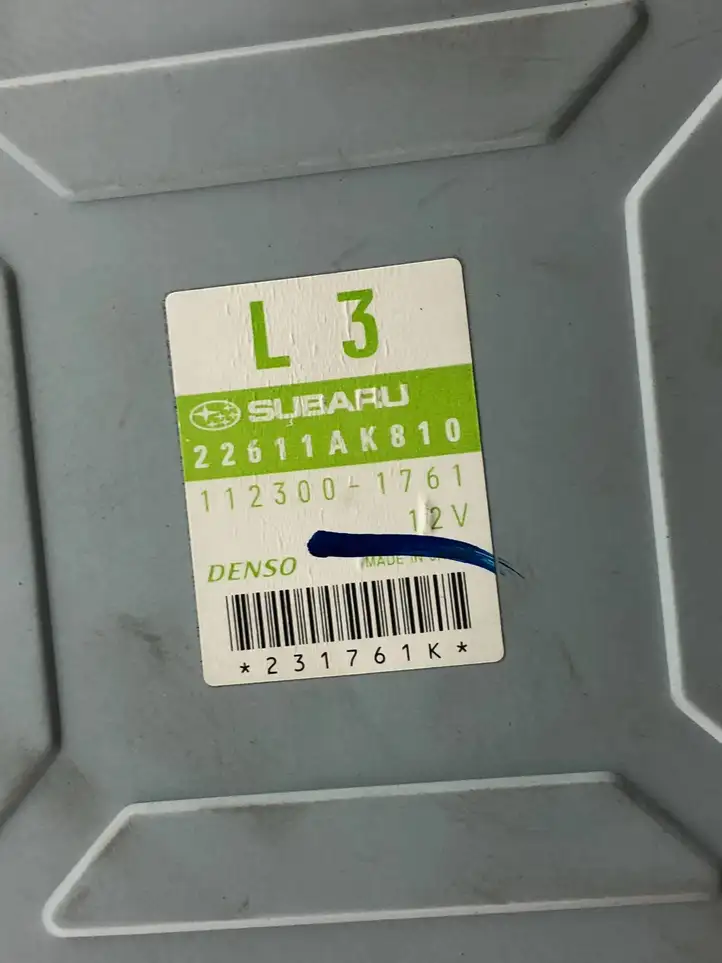Subaru Legacy (2003 - 2009) 22611AK810 Блок управления двигателем (ЭБУ) — фото 8