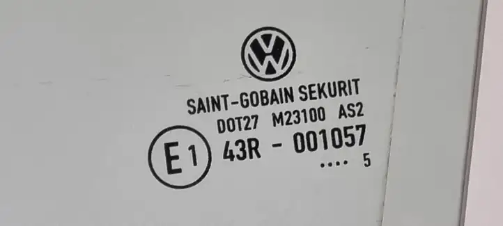 Volkswagen Golf V (2003 - 2009) 43R001057 Стекло задней двери — фото 3