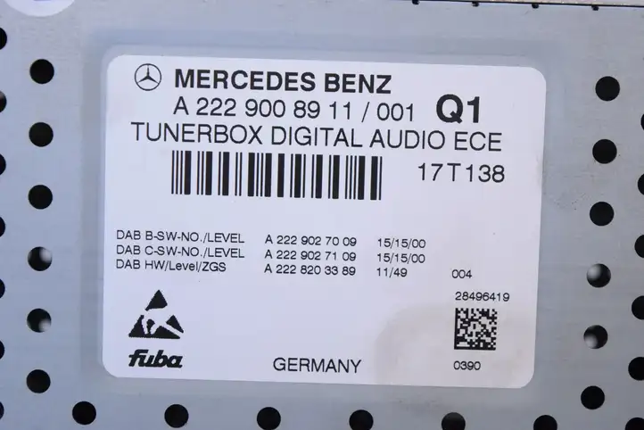 Mercedes-Benz GLC X253/C253 (2015 - ) A2229008911 Блок Hi-Fi аудиосистемы — фото 4