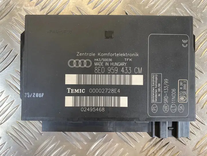 Audi A4 S4 B7 8E 8H (2004 - 2009) 8E0959433CM Модуль комфорта — фото 1