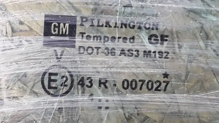 Opel Zafira A (1999 - 2003) E243R007027 Стекло задней двери — фото 2